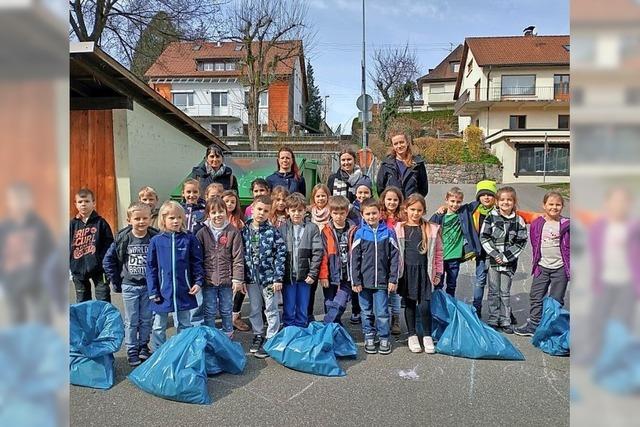 Zwei Kubikmeter Mll aufgelesen und entsorgt