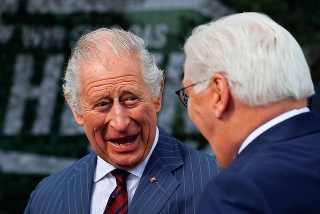 Charles III. mit Bundesprsident Frank-Walter Steinmeier  | Foto: JENS SCHLUETER (AFP)