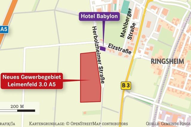 Ringsheim erweitert das Gewerbegebiet Leimenfeld
