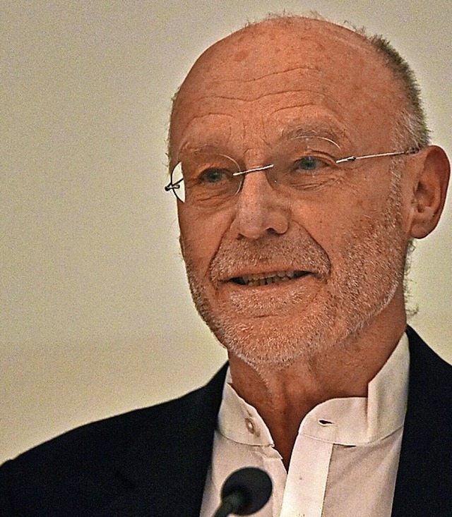 Anselm Kiefer 2017 beim Empfang der Ehrendoktorwrde der Universitt Freiburg  | Foto: Michael Bamberger