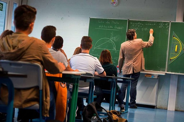 Mehr als 56 Prozent der Lehrkrfte im ...ten arbeiten in Teilzeit. (Symbolbild)  | Foto: Marijan Murat