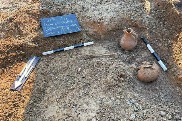 Ausgrabungen: In Altenheim wurden bei Bauarbeiten zwei Grber gefunden