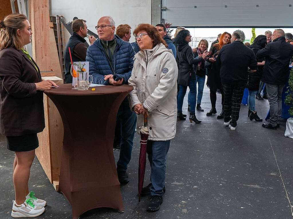 Die Besucher konnten sich bei den Firmen vor Ort ber ihre Produkte informieren