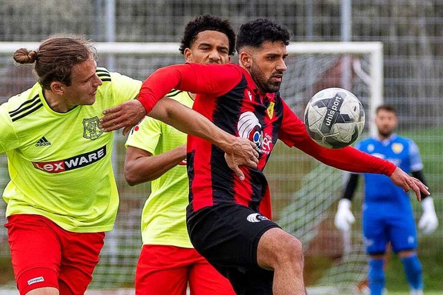 Acht verschiedene Torschtzen: Wissam ... U23 des Freiburger FC leer ausgingen.  | Foto: TH Fotografie/Thomas He