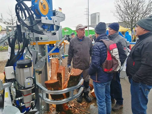 Alle Arten von Holzbearbeitung sind au...nd bei den Besuchern durchweg gefragt.  | Foto: Winfried Kninger