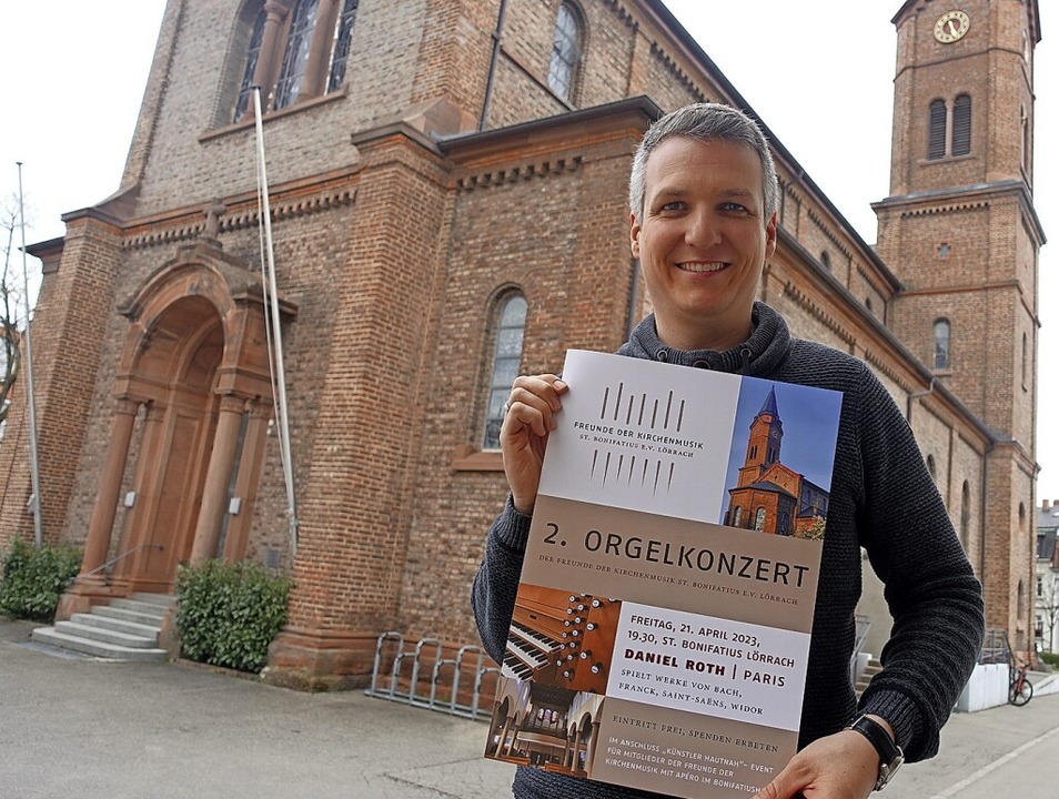 Andreas Mölder freut sich auf das Konz...tuosen Daniel Roth in St. Bonifatius.   | Foto: Roswitha Frey