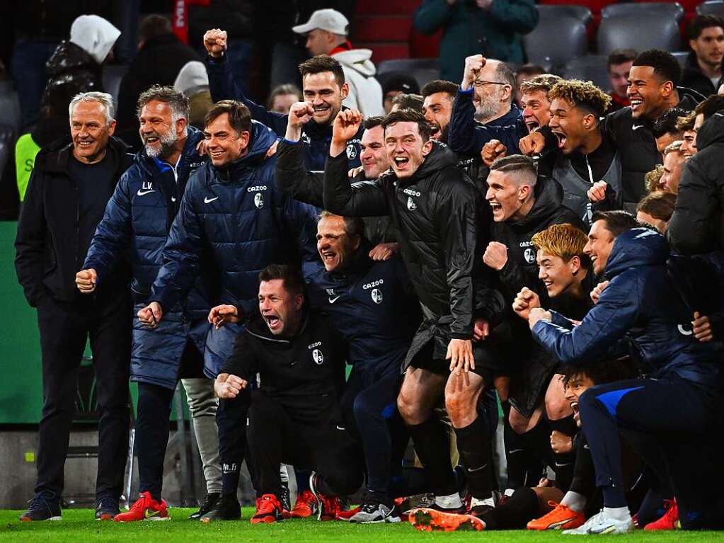 Der SC Freiburg steht  im DFB-Pokal-Halbfinale