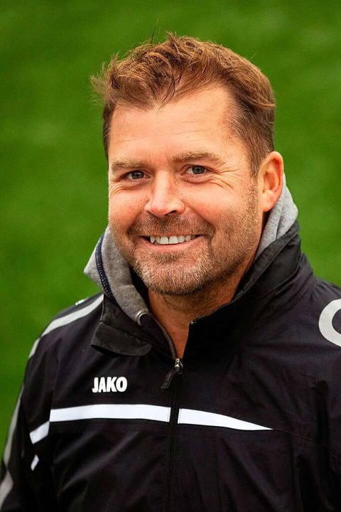 Fan des SC Freiburg und der Mnchner B...Nils Boll, Trainer des SV Grafenhausen  | Foto: Wolfgang Scheu