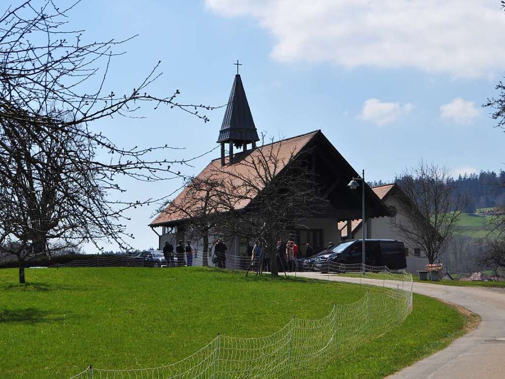 Ministerprsident Kretschmann besuchte am Mittwoch die Kapelle in Ried.