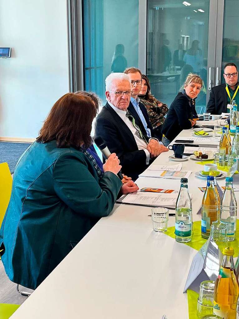 Ministerprsident Kretschmann besuchte den Bildungscampus in Maulburg. Thema war das Prventionsprojekt „Alle dabei! Wir fr die Kinder im Landkreis Lrrach“