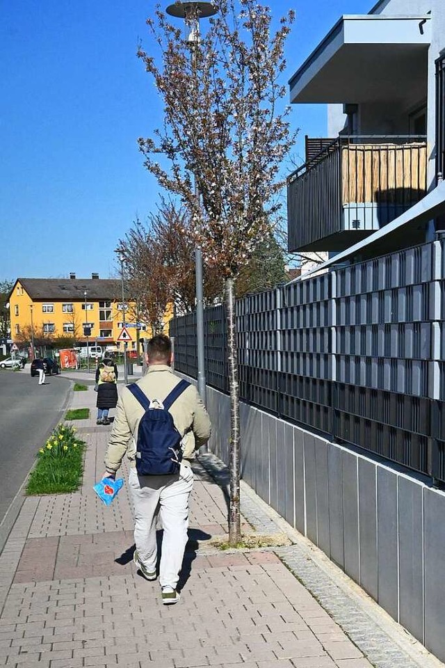 Eine Hecke htte an der Stelle mehr Charme als ein Zaun, findet die CDU.  | Foto: Markus Zimmermann