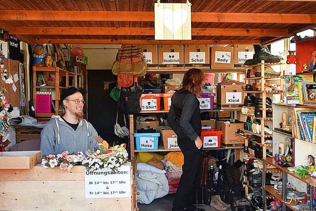 An zwei Nachmittagen in der Woche ffn...n seinen Umsonstladen in Kollmarsreute  | Foto: Umsonstladen Kollmarsreute