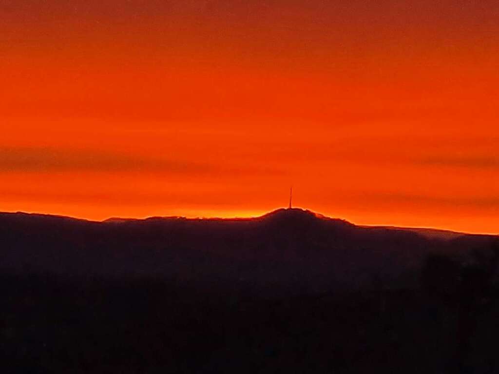 Der Blick vom Mauracher Berg Richtung Kaiserstuhl