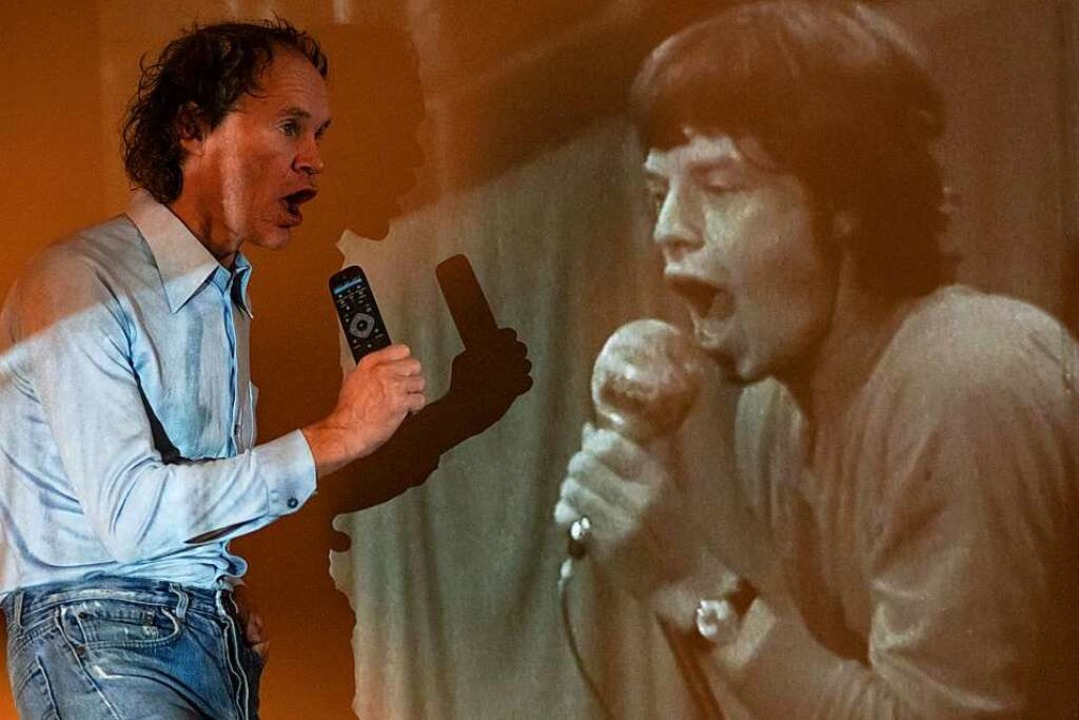 Wenn eine Kunstfigur ihre Identitt su... seinem angeblichen Vater Mick Jagger.  | Foto: Martin Rottenkolber (dpa)