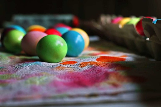 Warum frbt man zu Ostern Eier?  | Foto: Karl-Josef Hildenbrand (dpa)