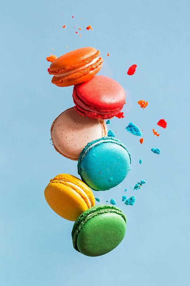 Auen knusprig, innen cremig: die klassisch franzsischen Macarons.  | Foto: Melica (stock.adobe.com) 