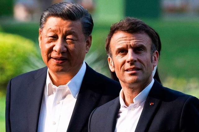 Macron: Europa soll beim Thema Taiwan kein Mitlufer sein