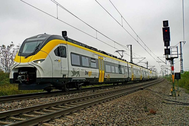 Ein Regionalzug hat auf der Rheintalbahn eine Passantin erfasst (Archivbild).  | Foto: Heinz Gttlich