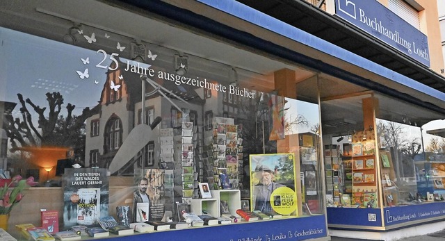 Die Buchhandlung Losch gibt es seit 25 Jahren.    | Foto: Markus Zimmermann
