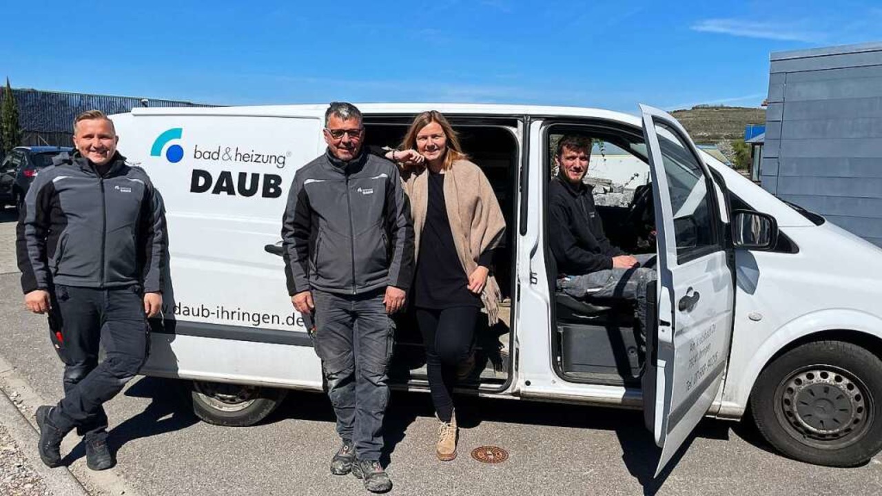 In dem Familienunternehmen Daub arbeit...ter Daub, Fabienne Daub, Massimo Daub.  | Foto: Carolin Johannsen