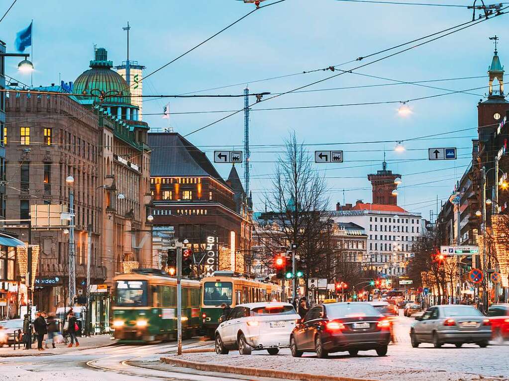 In Helsinki liegt das Tempolimit in Wohngebieten bei 30 km/h.