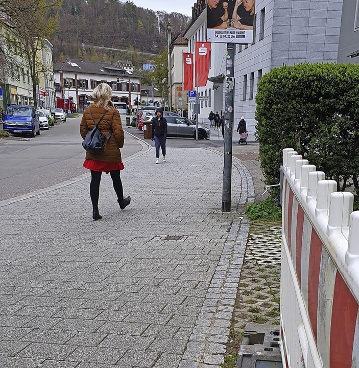 Die Bismarckstraße in Waldshut wird ab...l, für zwei Wochen zur Einbahnstraße.   | Foto: Juliane Schlichter