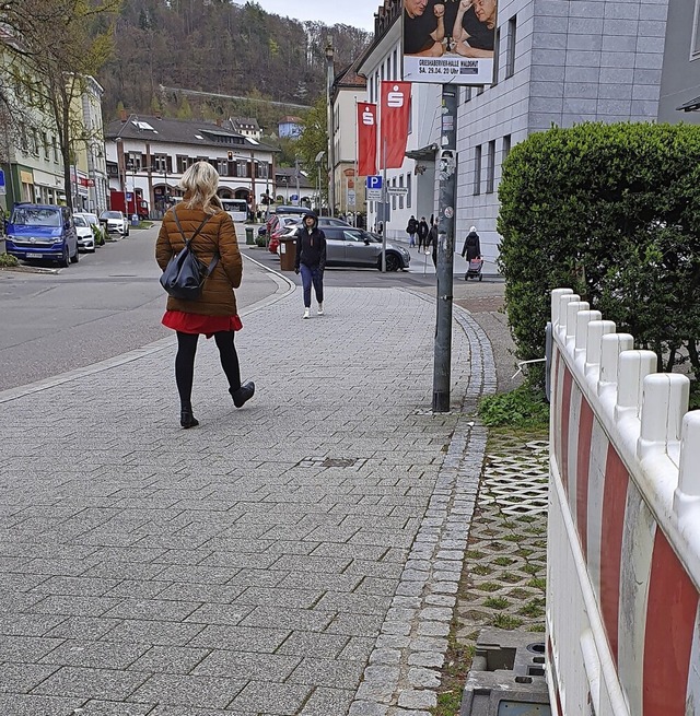 Die Bismarckstrae in Waldshut wird ab...l, fr zwei Wochen zur Einbahnstrae.   | Foto: Juliane Schlichter