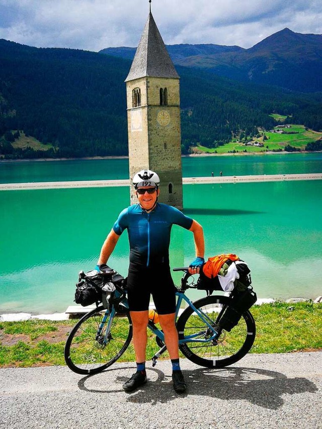 Die Tour fhrte Ralph Schwrer auch zu...agt der Turm der Kirche St. Katharina.  | Foto: privat