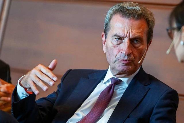 Ex-EU-Kommissar Günter Oettinger: 