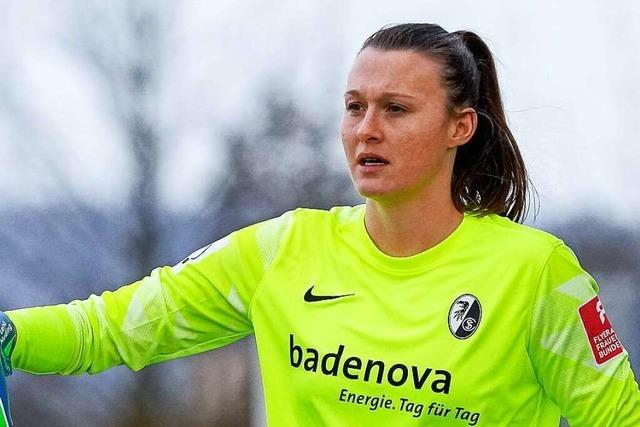SC-Torhüterin Lena Nuding ist überzeugt, dass ihr Team ins DFB-Pokal-Finale kommt