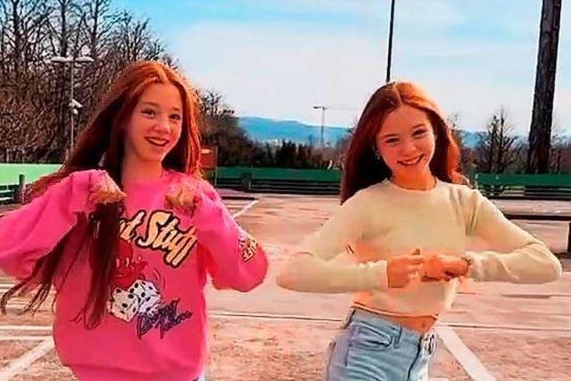Tanzende Zwillinge aus Grenzach-Wyhlen sind Instagram-Stars