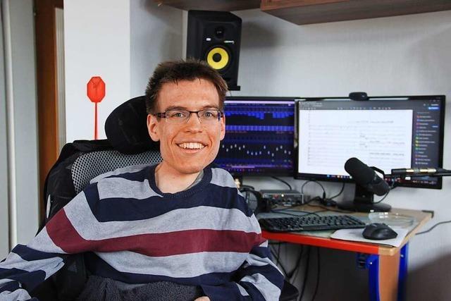 Ein Friesenheimer mit Muskelerkrankung will als Komponist für Filmmusik arbeiten