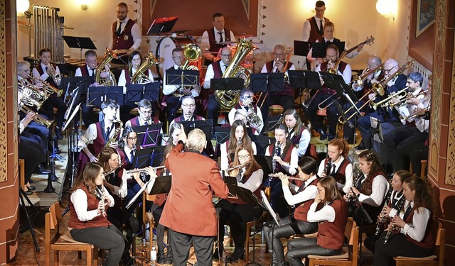 In diesem Jahr lud der Musikverein zum Konzert in die Sexauer Kirche ein.   | Foto: Benedikt Sommer