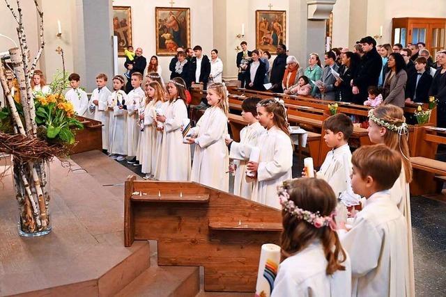 Erstkommunionsfeier am Weißen Sonntag