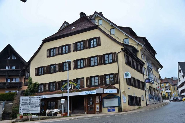 Hier stand einst das Gasthaus Rssle, ...ne Ansprache an die Lenzkircher hielt.  | Foto: Friedbert Zapf