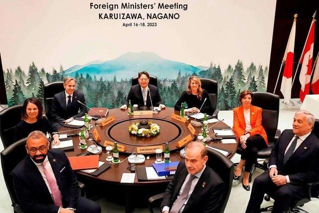 G7 warnen vor gewaltsamer nderung der internationalen Ordnung