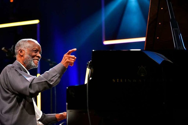 Ahmad Jamal 2016 beim Marciac Jazz Festival  | Foto: Remy Gabalda (dpa)