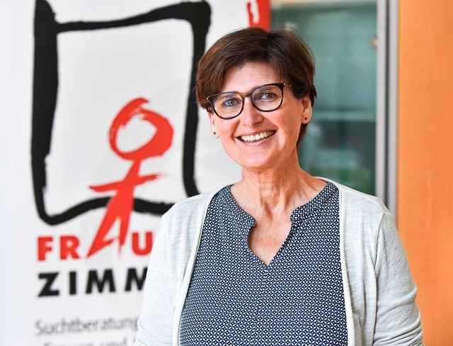 Astrid Mller ist Suchtberaterin bei Frauenzimmer in Freiburg.  | Foto: Michael Bamberger