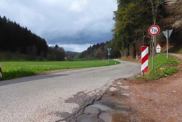 Sanierung der Strae im Tennenbacher Tal knnte bald beginnen