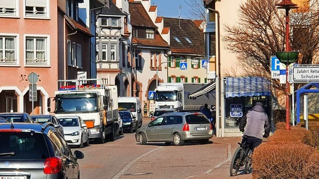 Eng geht es nach wie vor in den Strae...tik schlgt sich das aber kaum nieder.  | Foto: Maja Tolsdorf