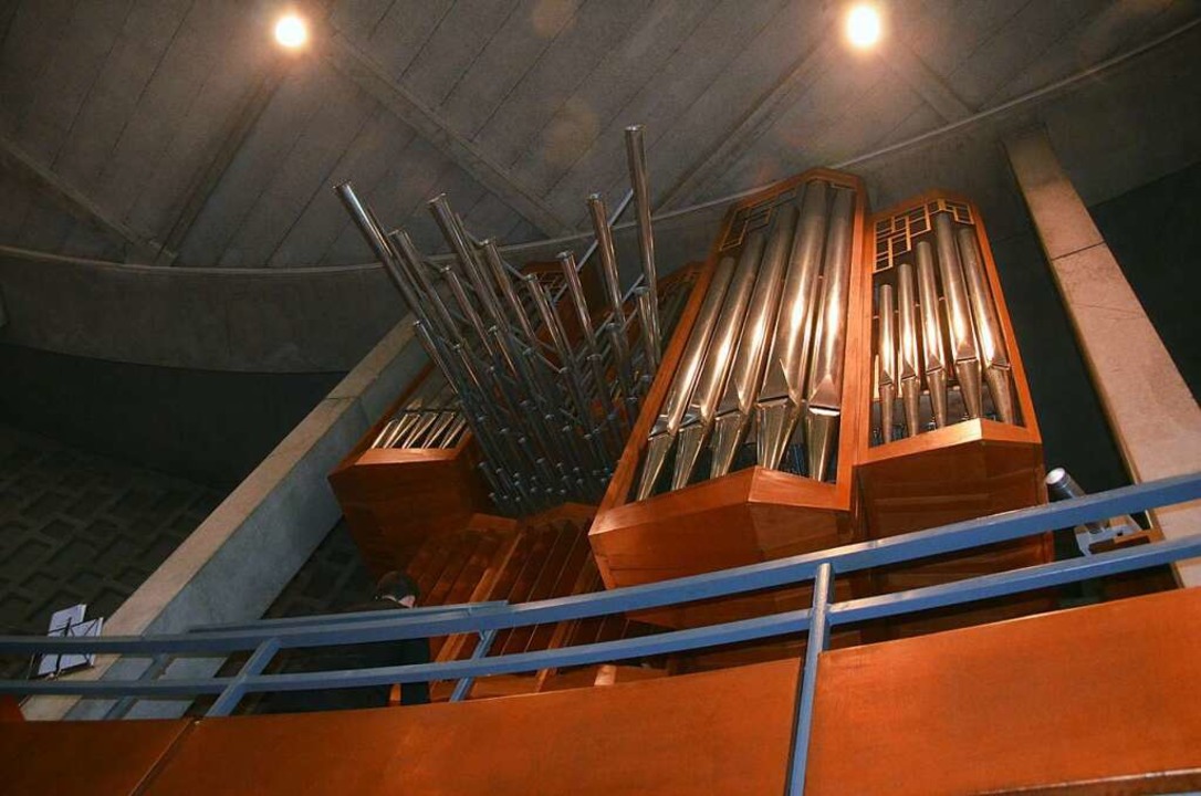 Die Orgel in der Kirche St. Peter  | Foto: Nikolaus Trenz