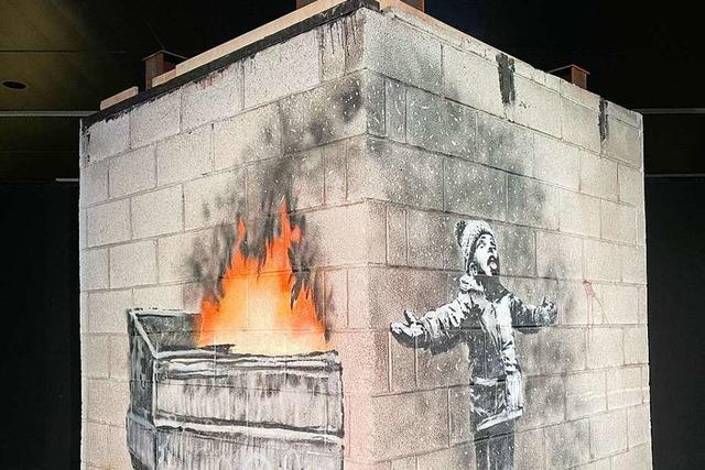 Banksy-Ausstellung in Basel zeigt tonnenschwere Kunst