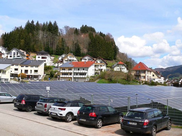 Eine der grten Fotovoltaikanlagen wi...endioxid bei der Energiegewinnung bei.  | Foto: Kurt Meier