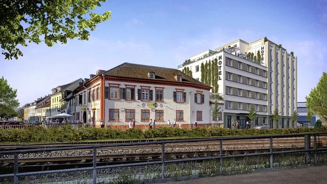 So knnte das Stadthotel auf dem Bautz-Areal aussehen.   | Foto: Copyright: Gehri SF Bau GmbH