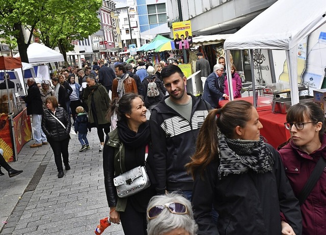 Auf ein Innenstadt voller Menschen, wi...hofft Pro Lrrach beim Frhlingsfest.   | Foto: Barbara Ruda