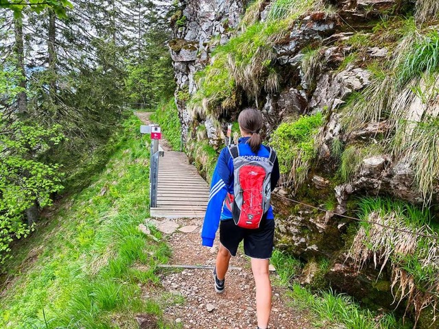 Fr den Belchensteig wurde eine Notfallbeschilderung eingerichtet.  | Foto: Monika Weber