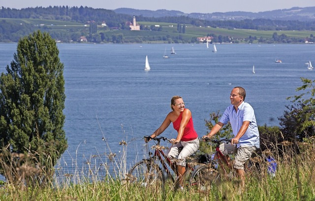 Radeln rund um den Bodensee: Auch das ...et in den Top Ten  der ADFC-Rangliste.  | Foto: Bodensee-Radweg