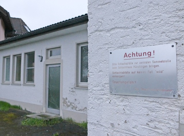 Das ehemalige Schlachthaus Ewattingen ...ung war Mitte 2020 stillgelegt worden.  | Foto: Stefan Limberger-Andris