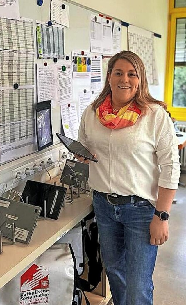 Nicole Bott ist erste Ansprechpartnerin bei der Sozialstation in Ettenheim.  | Foto: Katholische Sozialstation St. Vinzenz Lahr-Ettenheim