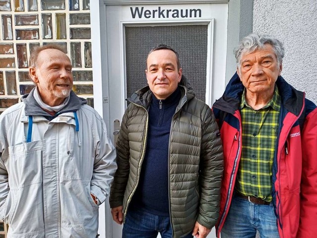 Die Initiatoren des Repair-Cafs: Norb...Bttner und Manfred Wiotte (von links)  | Foto: Joachim Mller-Bremberger